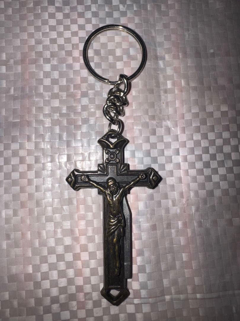 小物 SUPREME Crucifix Knife Folding Key chain