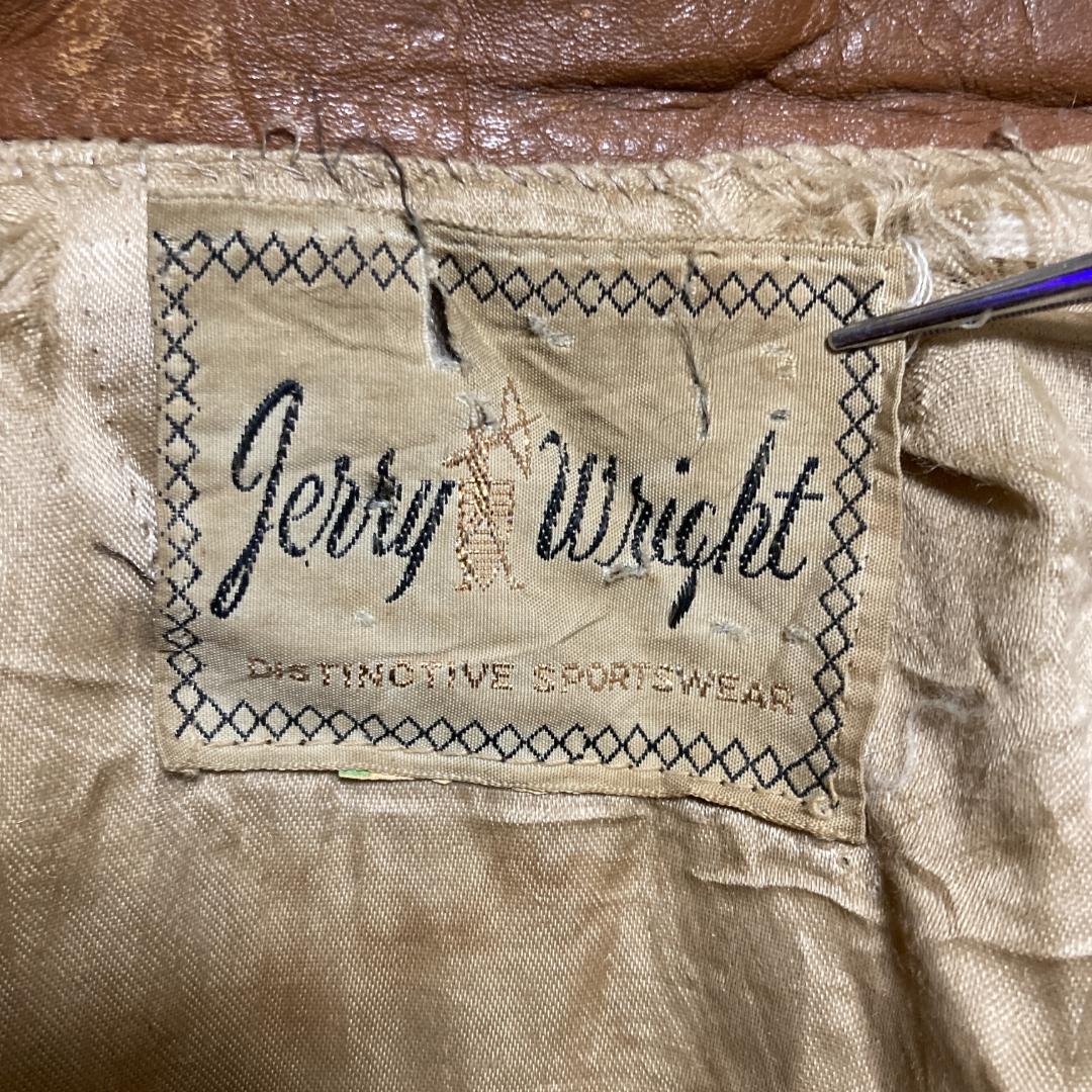 ATYE レザー ジャケット 古着 40s ~ 50s 60s 茶色 ACME