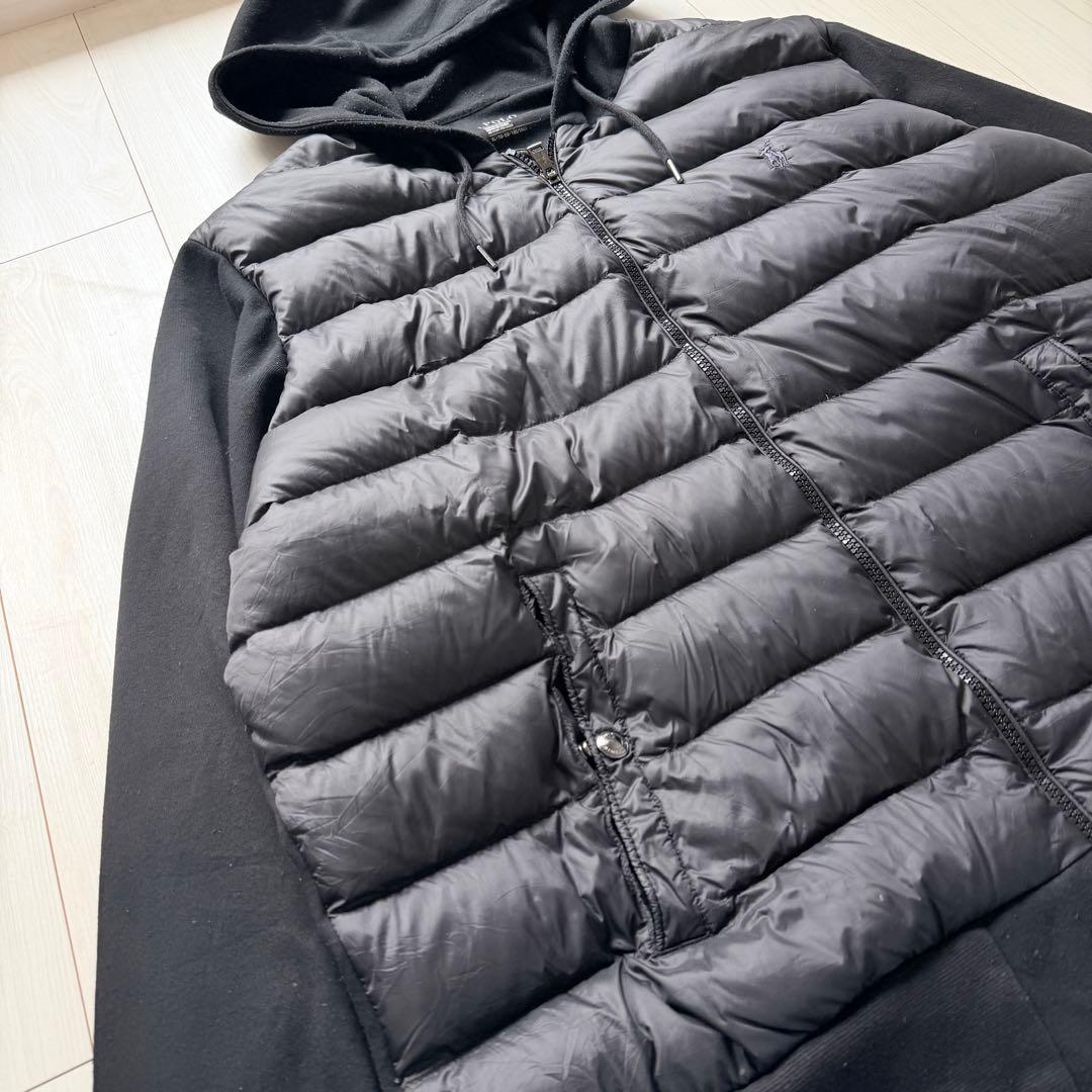 希少XL✨ポロラルフローレン　ハイブリッド　ダウンパーカー　切替デザイン　フード