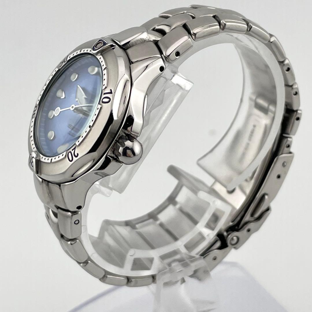 【稼働/新品電池】セイコー　スキューバ ダイバーズウォッチ　シェル文字盤　腕時計