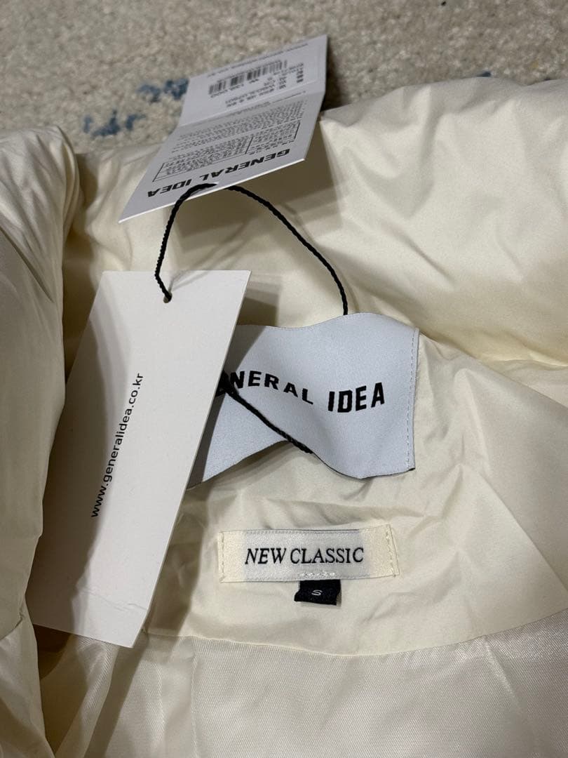 GENERAL IDEA 中綿ショートダウンジャケット CREAM