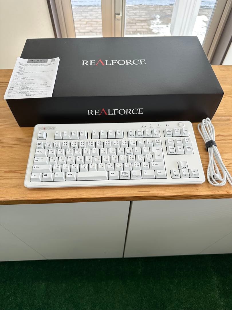 REALFORCE R3HC22 ホワイトキーボード