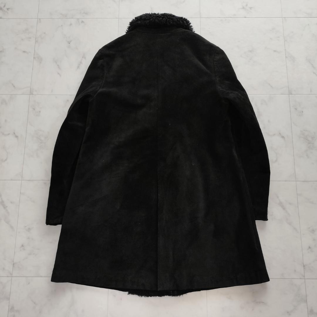 希少 A.P.C. 90sフランス製 ムートンコート S ギャングコート 牛革