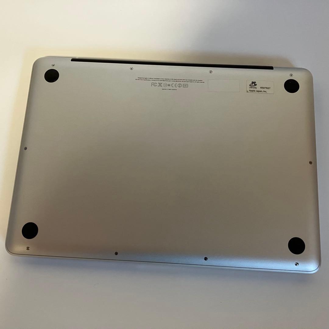 MacBook本体 MacBook Pro (13-inch, Mid 2012)