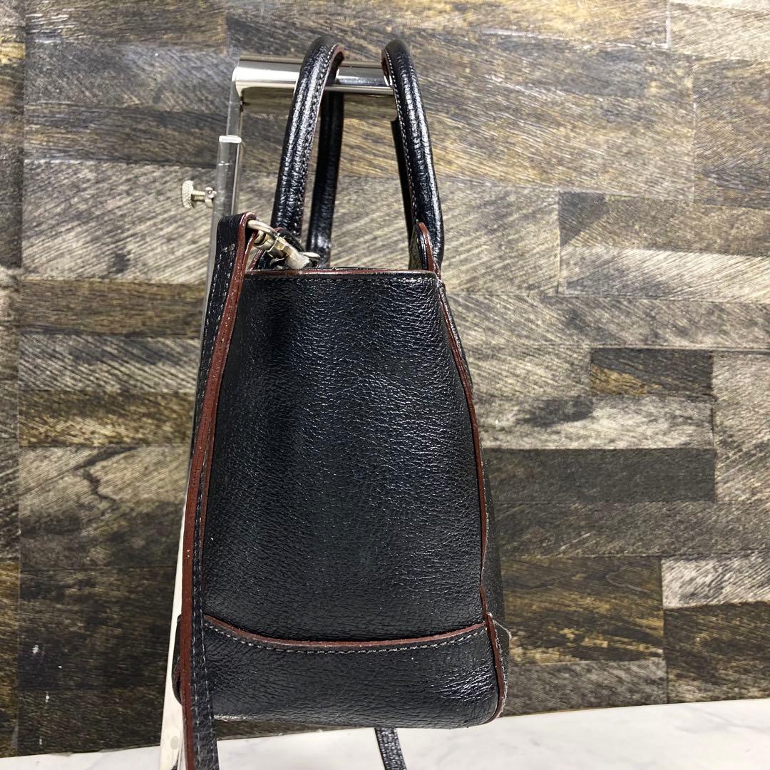 ヴィヴィアンウェストウッド ハンドバッグ 2way オーブロゴ レザー ブラック