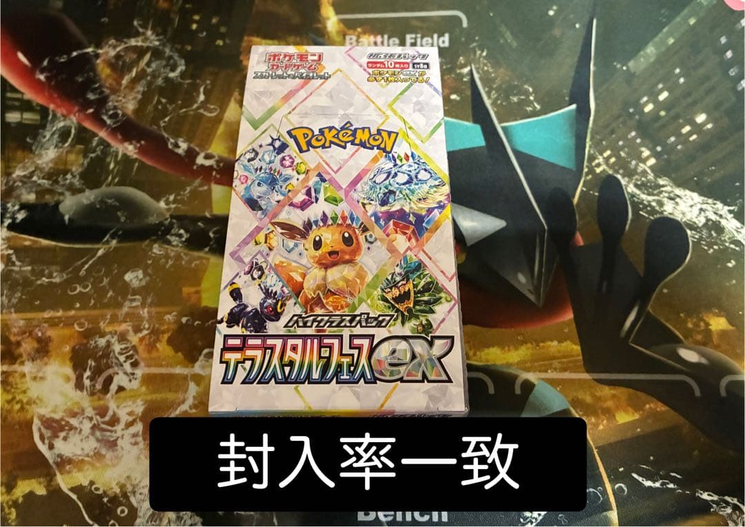 テラスタルフェスex シュリンクなし　ペリペリ無し　封入率一致