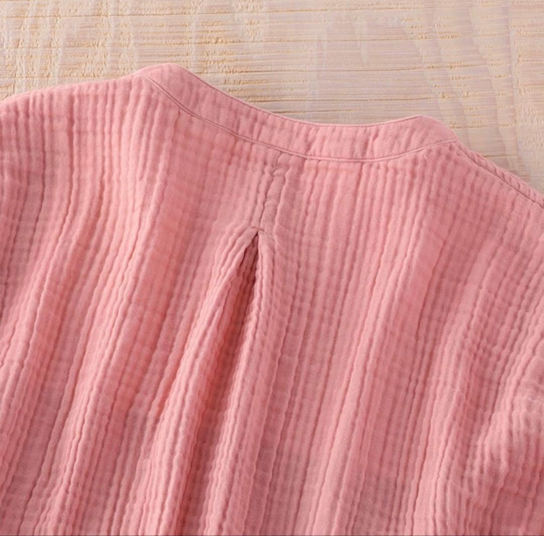 クレープガーゼ UCHINO カラー 半袖 レディース パジャマ