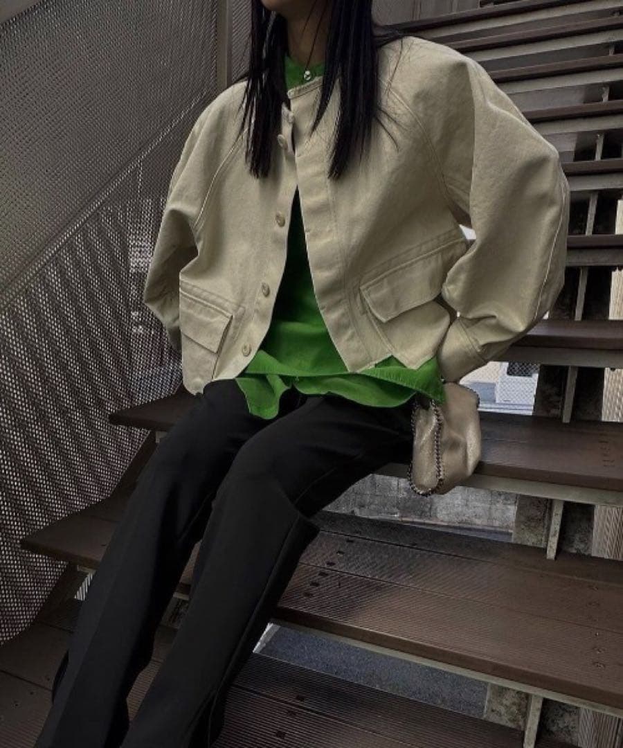 【試着のみ】Ameri MILITARY CURVE BLOUSON