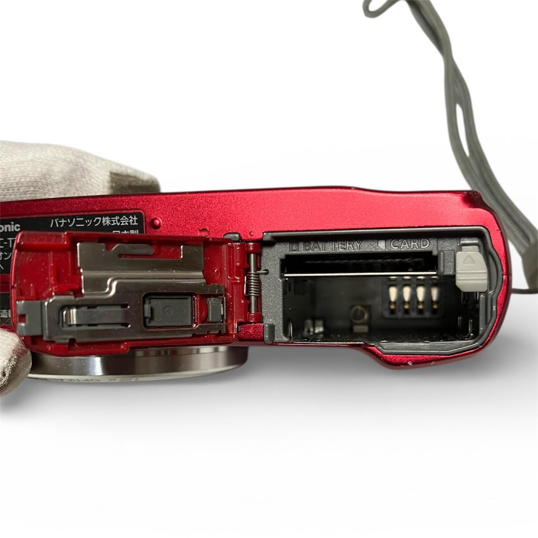 VW【動作確認済】Panasonic LUMIX DMC TZ10　レッド