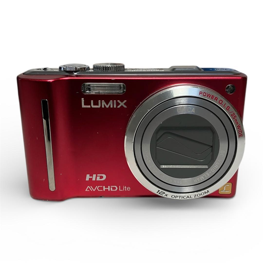 VW【動作確認済】Panasonic LUMIX DMC TZ10　レッド