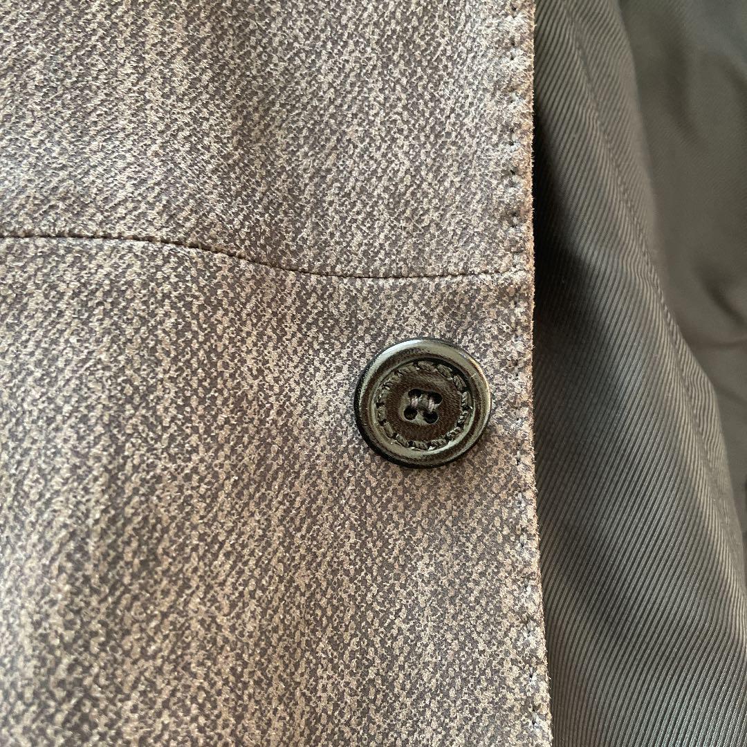 未使用 エルメネジルドゼニア レザー ジャケット メンズ サイズ54