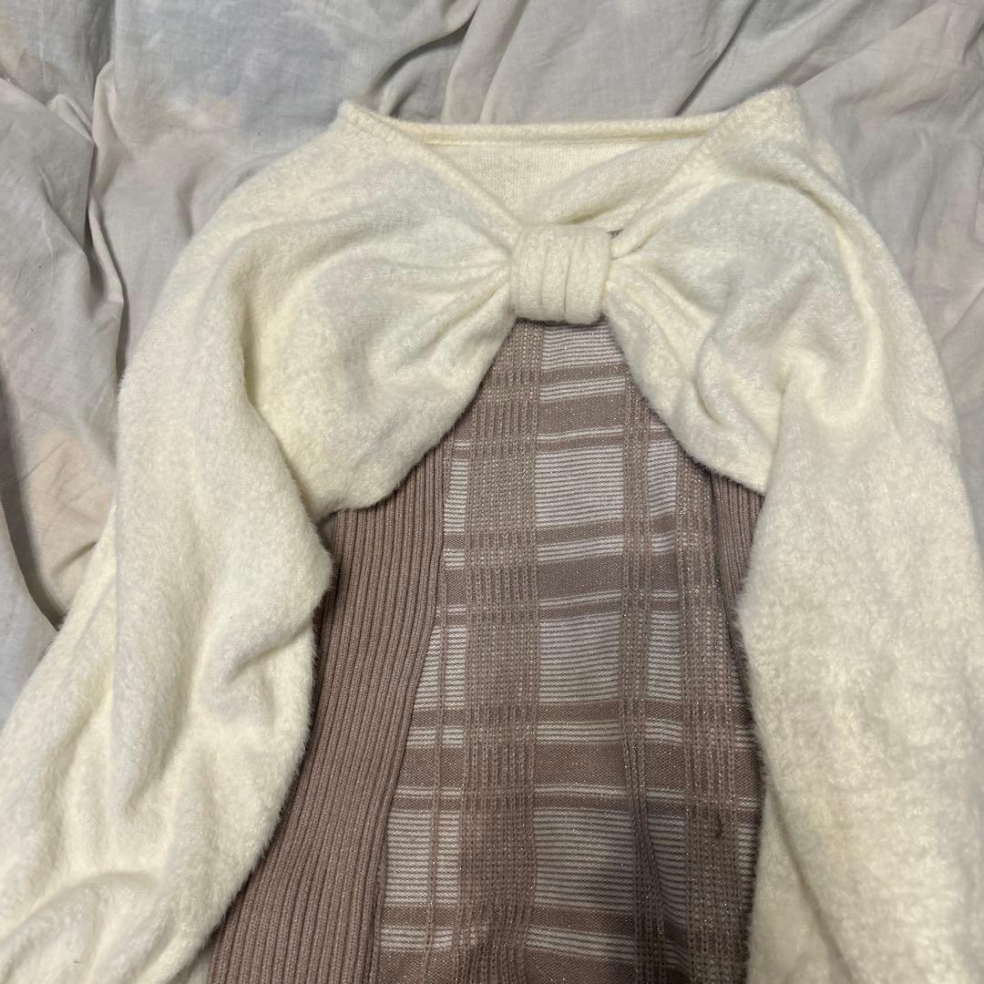 LIP SERVICE リボンフェザーアンサンブル