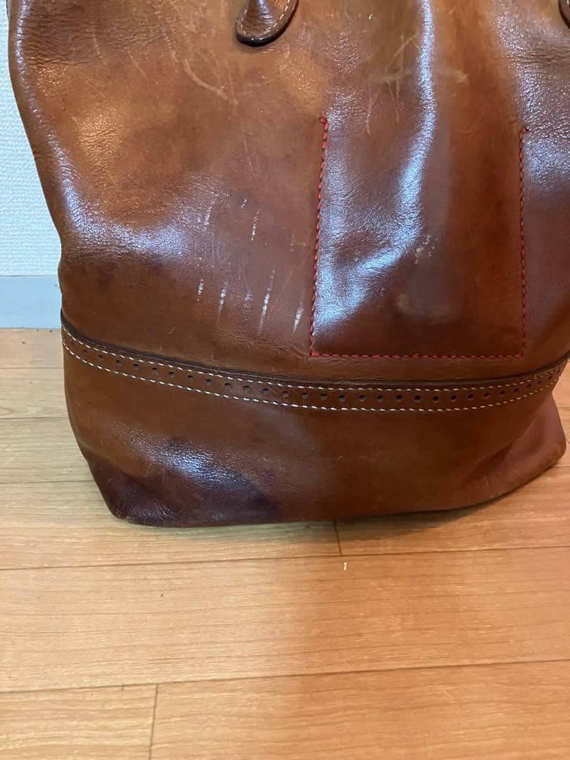 ラッキージョンレザートートバック　RRL ゴローズLUCKYJOHNアットラスト