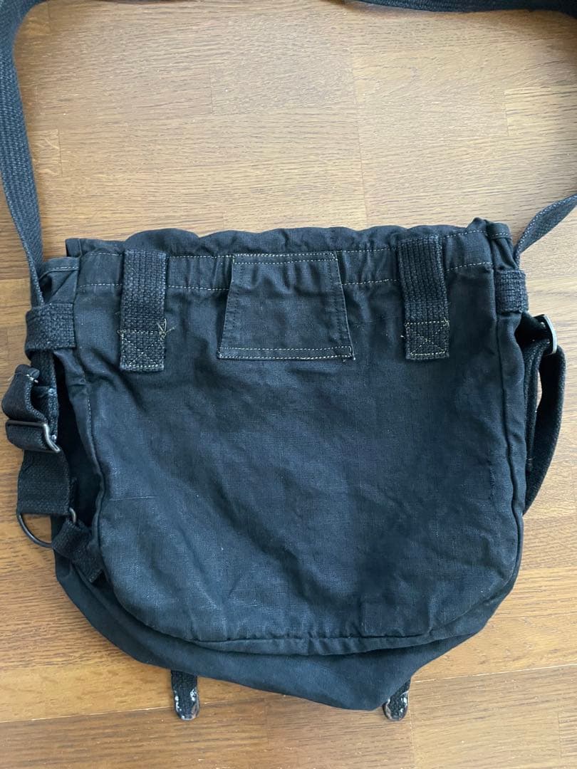 French vintage フランス軍　コットンリネン　ブレッドバック　50s