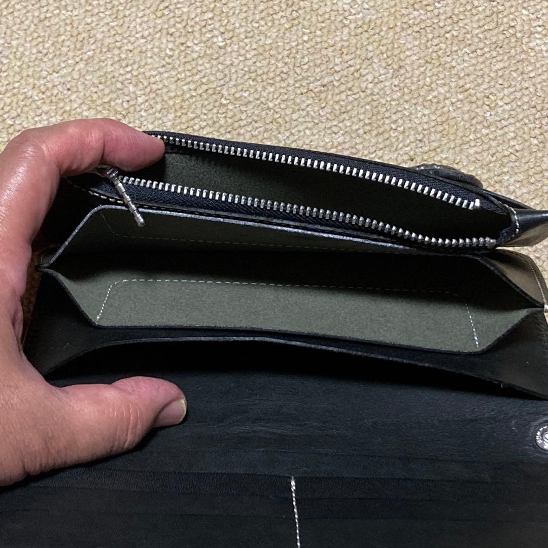 【極美品】ファニー製ライダースワレット　長財布　クロコダイル