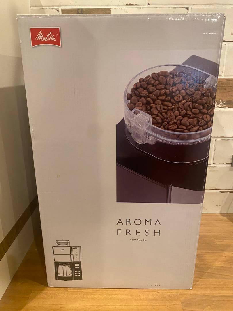 メリタ　アロマフレッシュ ミル付きコーヒーメーカーAFG622-1B