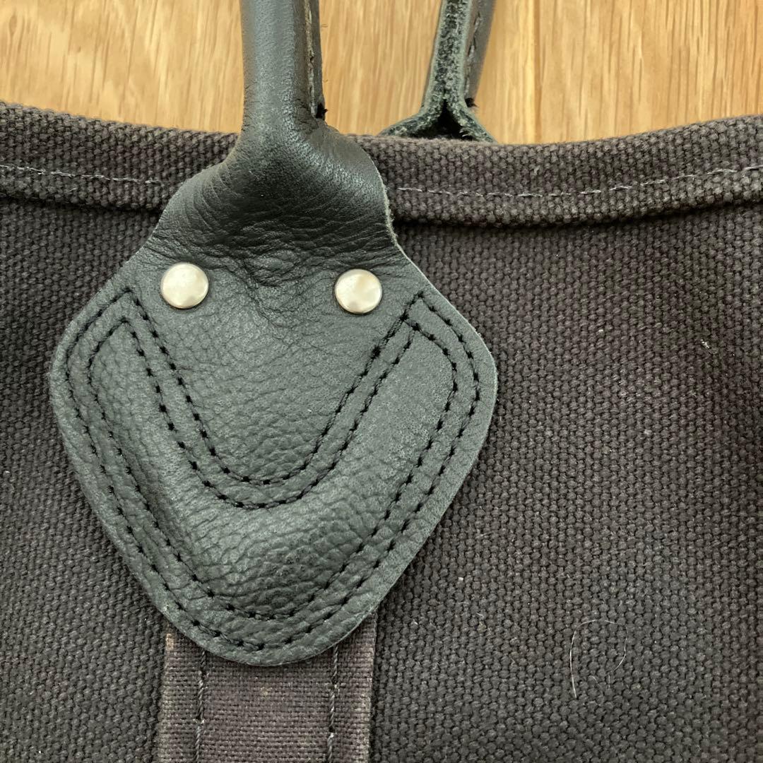 USA製　LLBEAN　エルエルビーン　トートバッグ　キャンバス　ブラック
