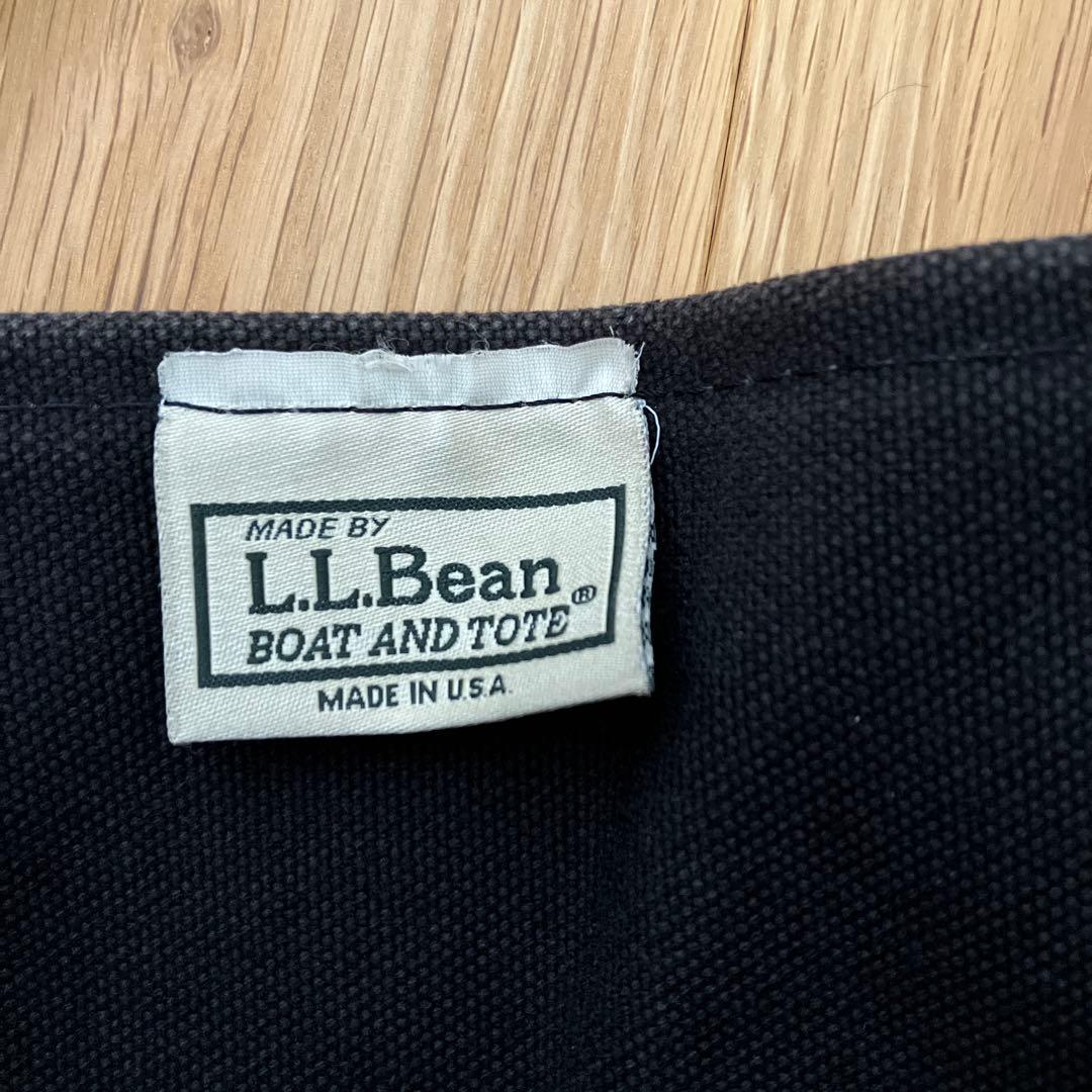 USA製　LLBEAN　エルエルビーン　トートバッグ　キャンバス　ブラック