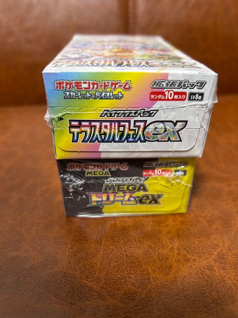 テラスタルフェス ex 1BOX メガドリームex 1BOXシュリンク付き