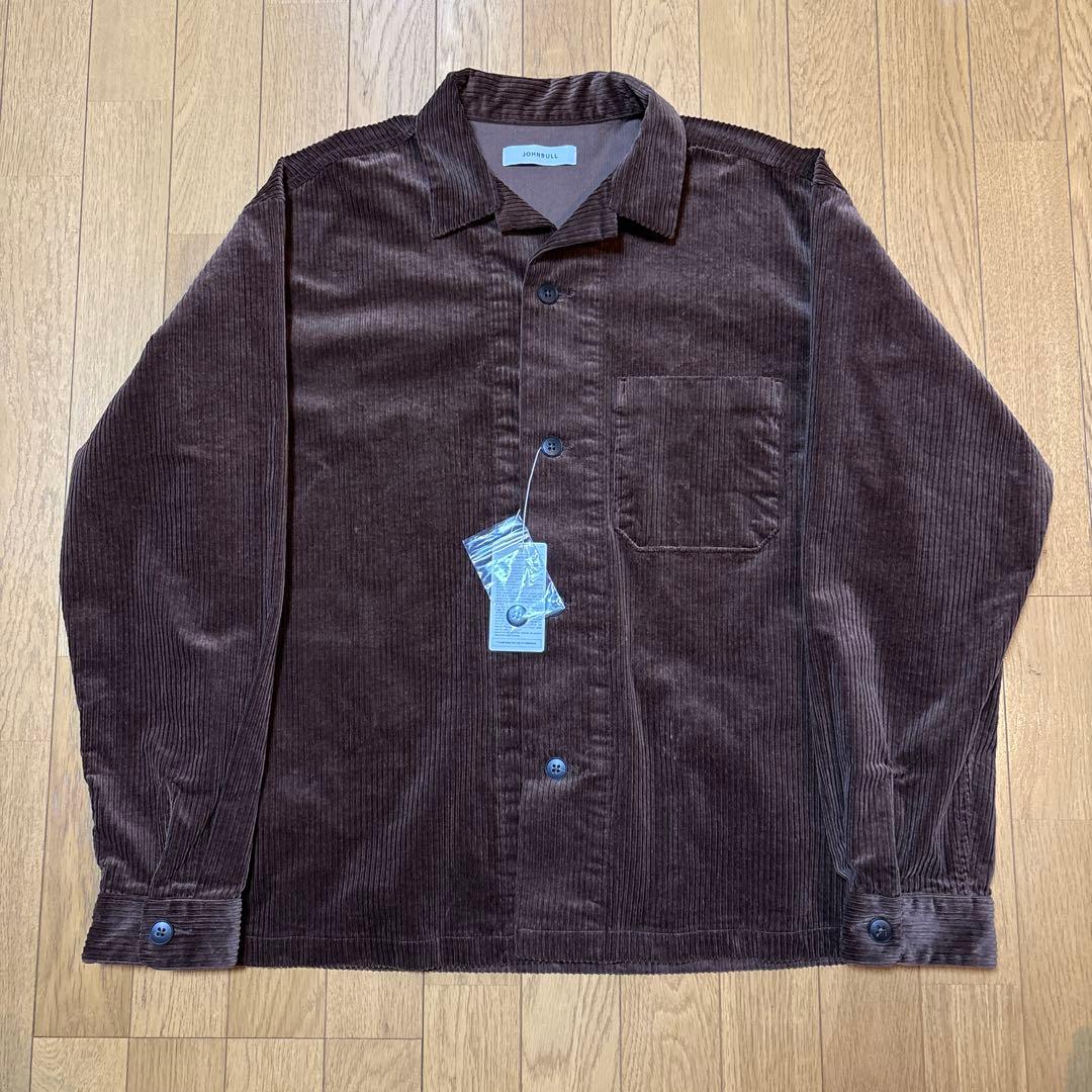 JOHNBULL コーデュロイシャツ オープンカラーシャツ シャツジャケット