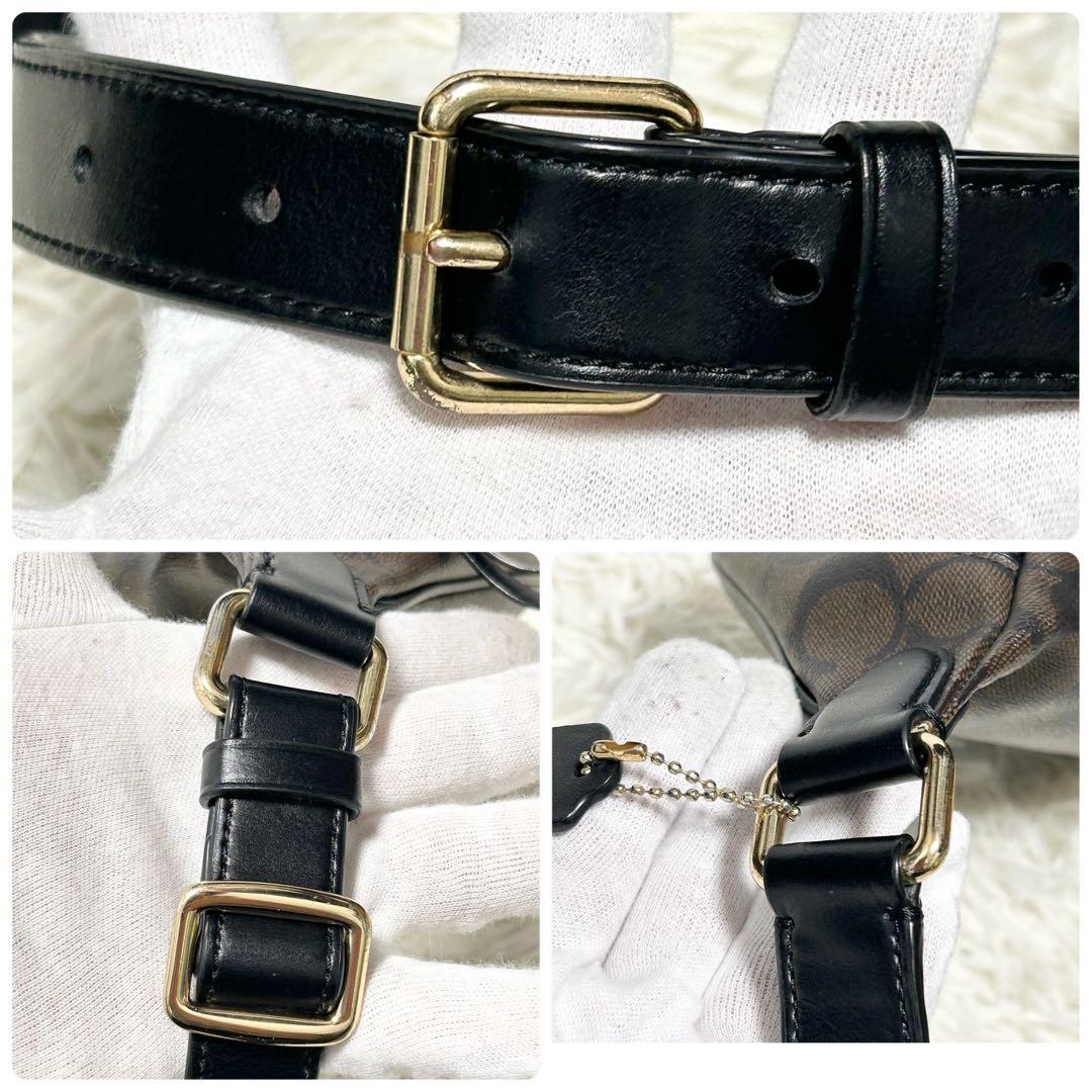 ✨極美品✨COACH コーチ シグネチャー ボディバッグ ウエストバッグ