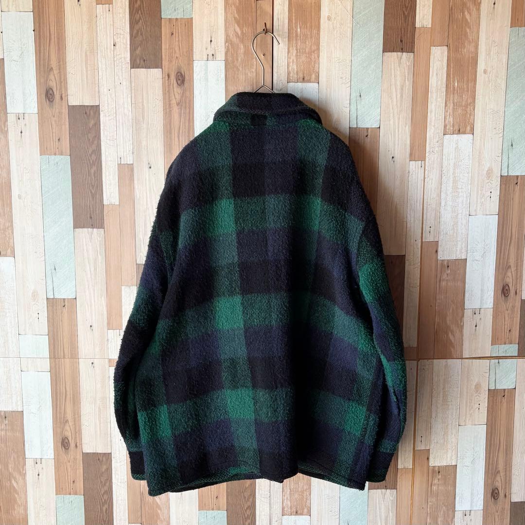 70s melton ヴィンテージ ウールスポーツジャケット TALON 短丈