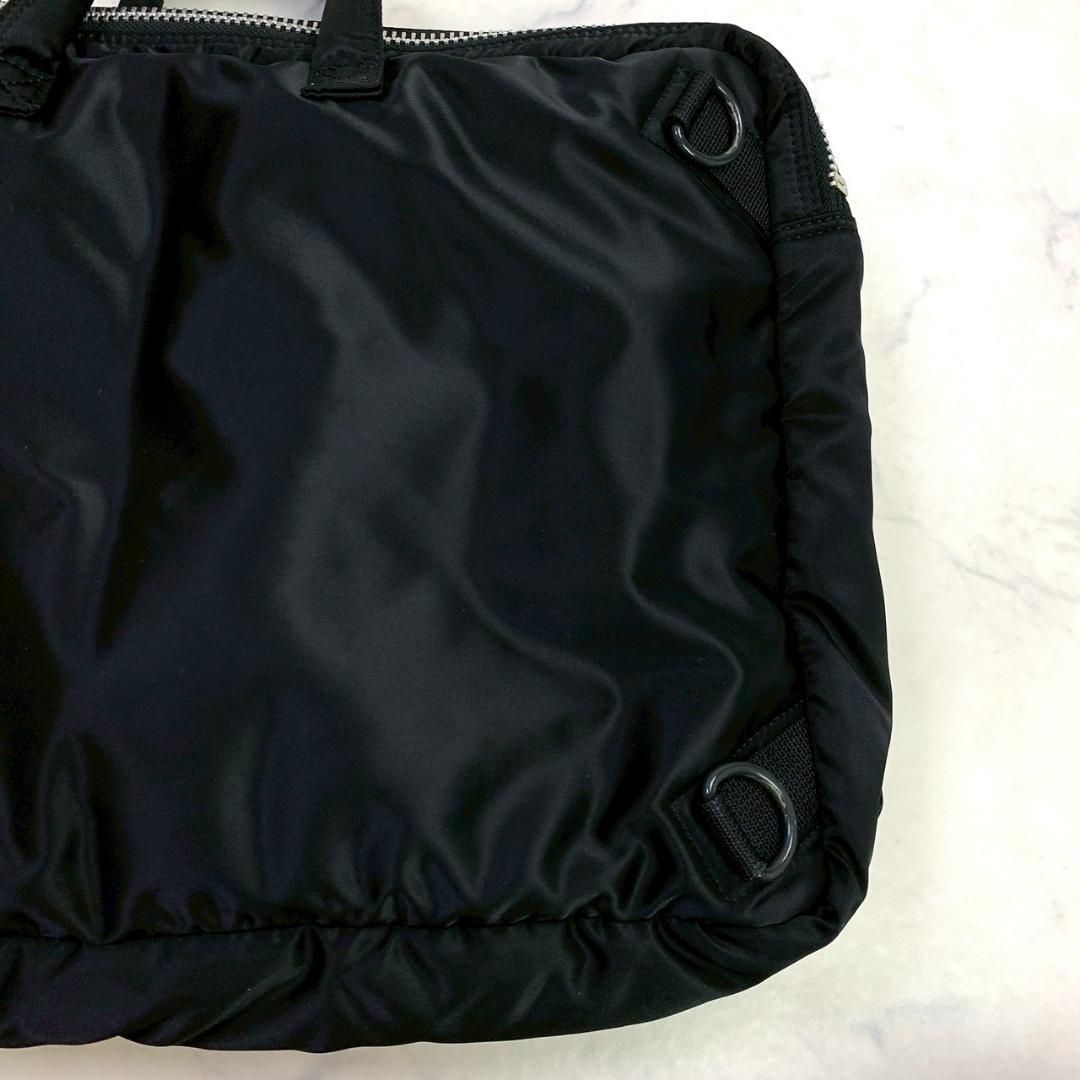 美品★ ポーター タンカー 3way ブリーフケース 2層タイプ ブラック
