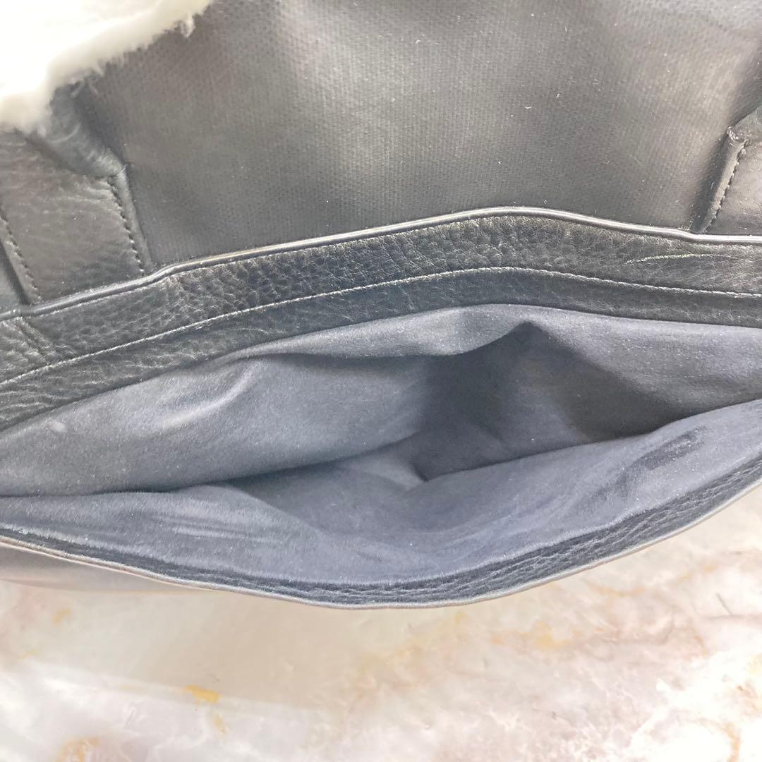 美品❗️ dunhill ダンヒルPVCハンドバッグビジネスバッグメンズ ブラック