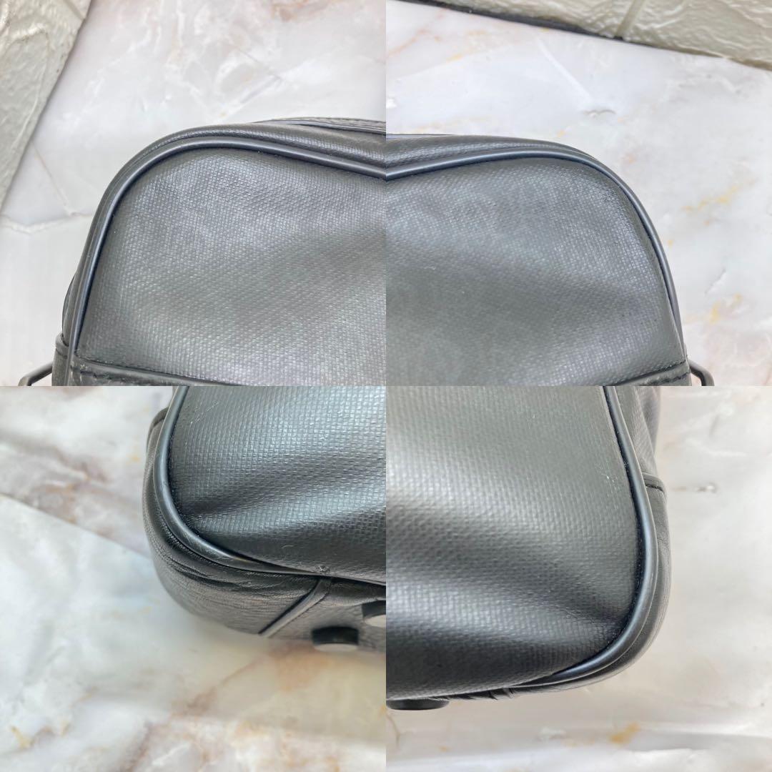 美品❗️ dunhill ダンヒルPVCハンドバッグビジネスバッグメンズ ブラック