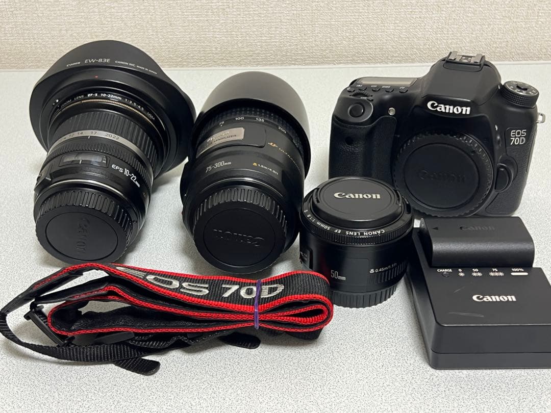 Canon EOS 70D レンズ3本セット