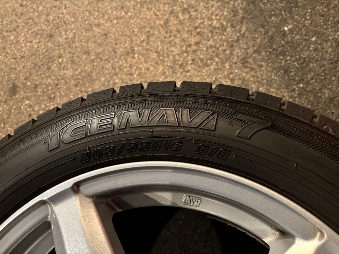 ◇送料込み◇ 205/55R16 中古スタッドレスアルミセット　ベンツCクラス