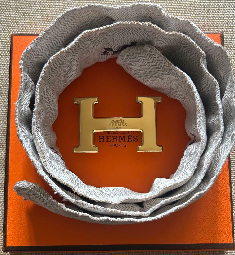 【絶品】 エルメス リバーシブルメンズベルト 113cm 幅38mm 未使用美品