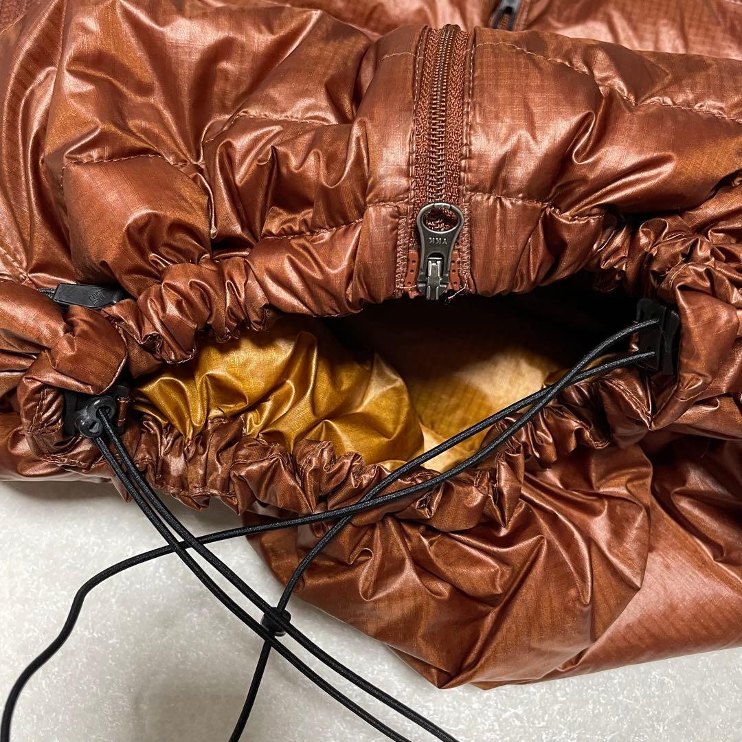 希少　コロンビア クレイターレイク　アルパインダウンパーカ　パフダウン　ブラウン