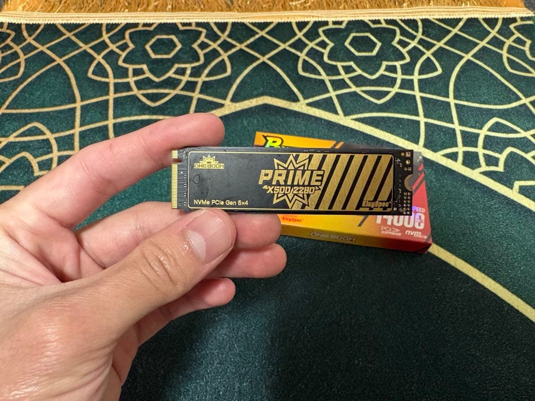 M.2 NVMe SSD 4TB PCIe Gen 5.0 ＋外付け