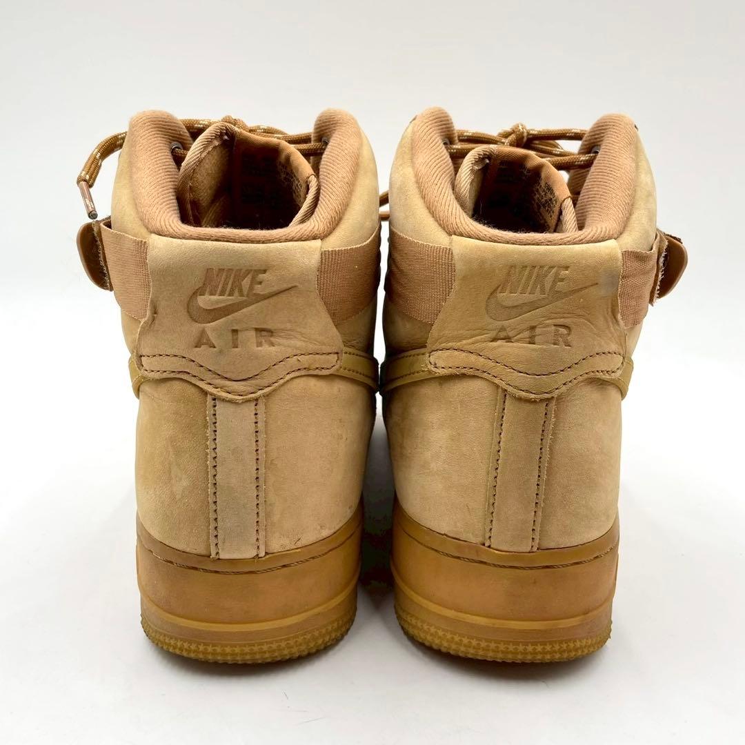 ナイキ スニーカー エアフォース1 ハイ ヌバック ベージュ 28 Y1507