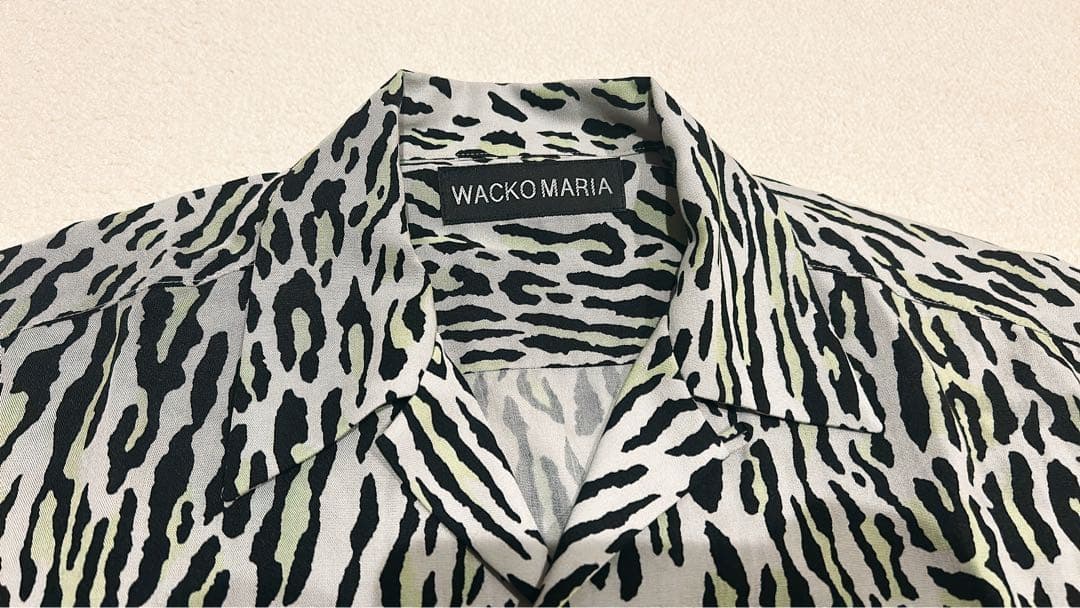 【WACKO MARIA 】LEOPARD HAWAIIAN SHIRT