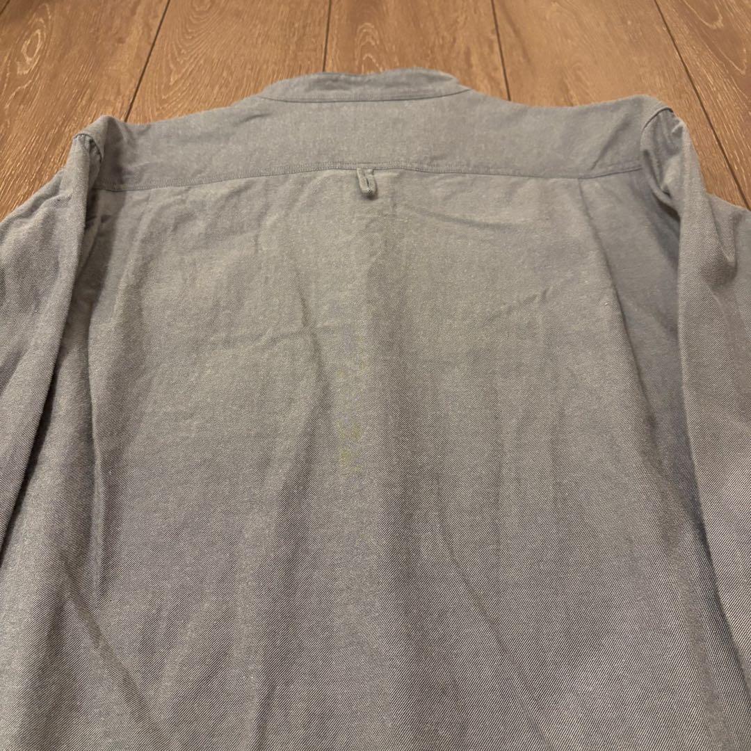 美品　DANTON ダントン　バンドカラーシャツ　長袖シャツ　日本製　定番