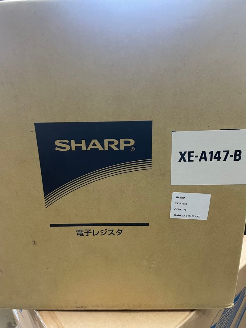 未開封新品 シャープ レジスター XE-A147B ブラック