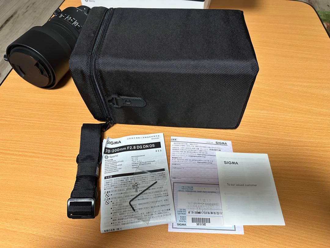 シグマ Sports70-200mmF2.8 DG DN OSソニーEマウント