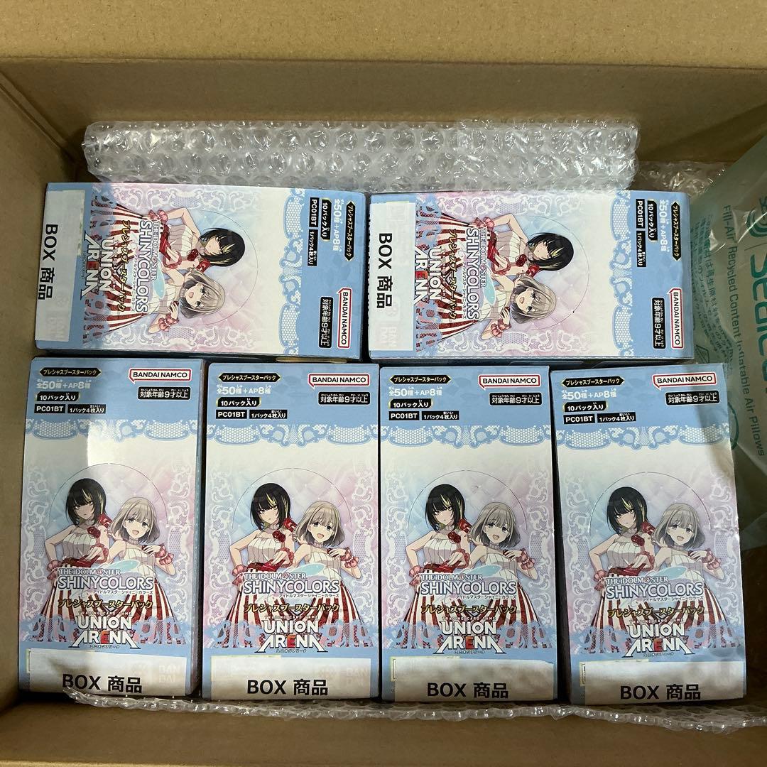 テープ付き　ユニオンアリーナ　プレシャスブースター　シャニマス　6box