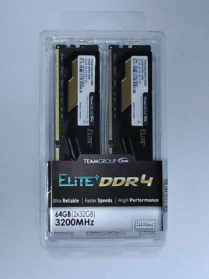 PCメモリ ELITE DDR4 64GB (2x32GB) 3200M