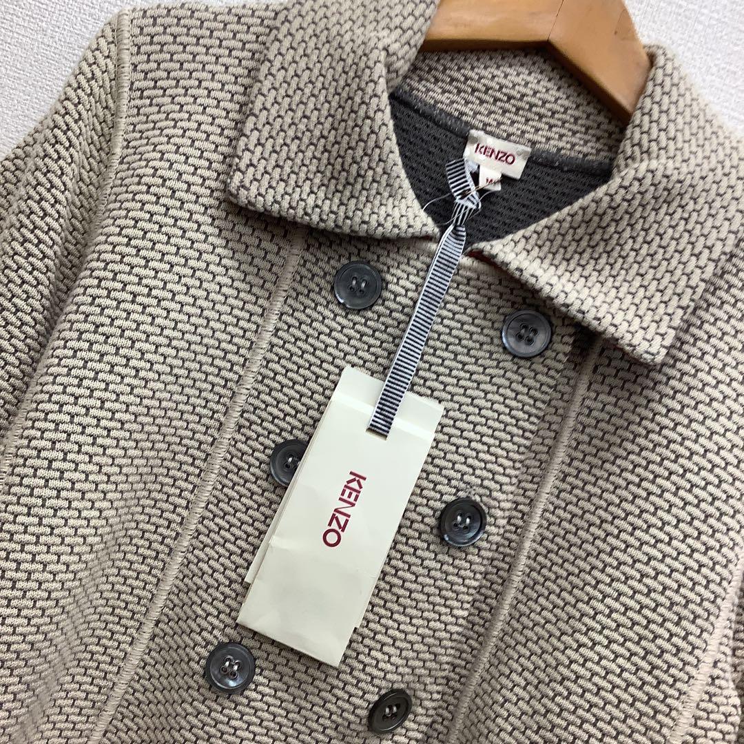 鍋*ん様 新品タグ付　ケンゾー　KENZO ニット風コート ベージュ ジャケット