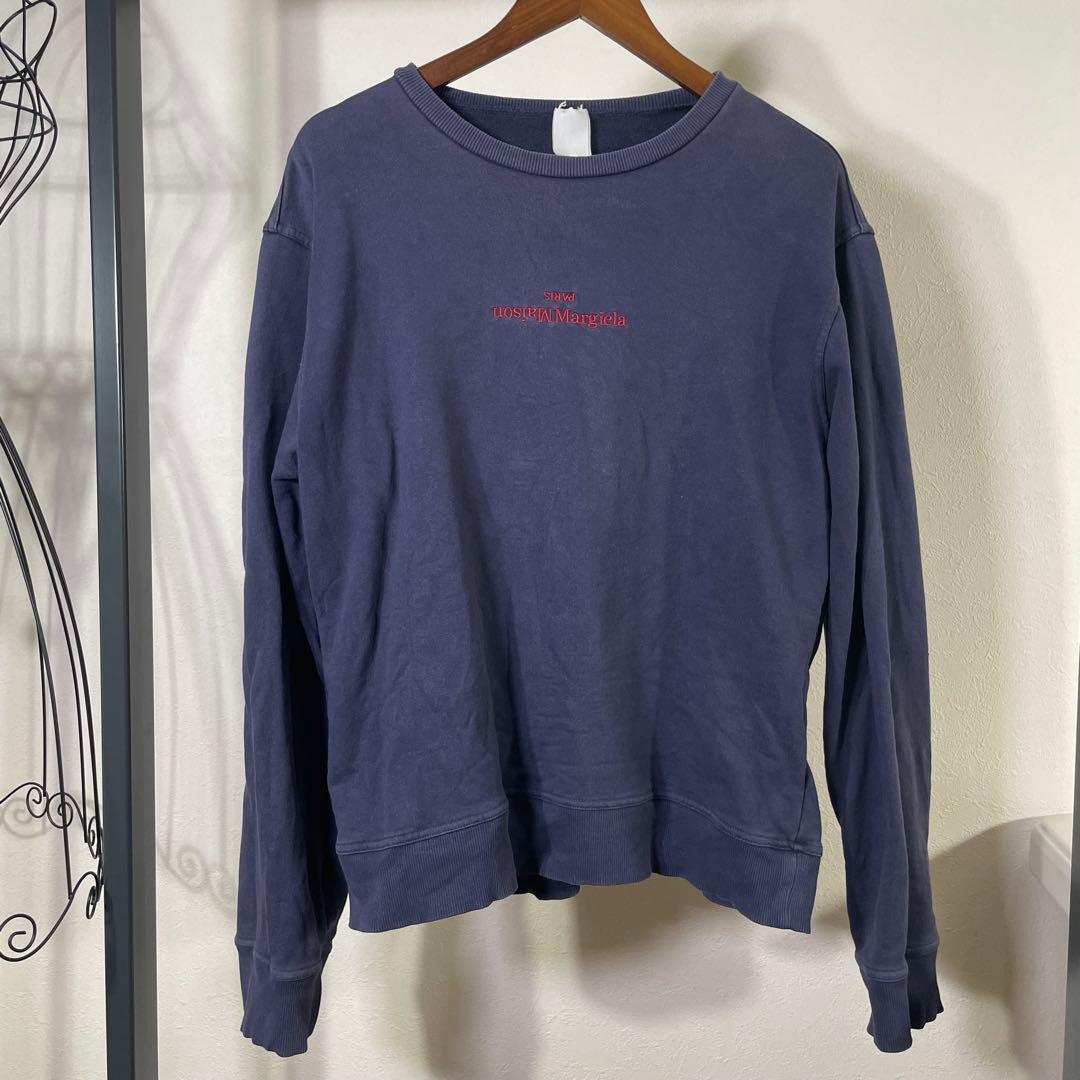 谷*ん様 MAISON MARGIELA ダークブルー　トレーナー