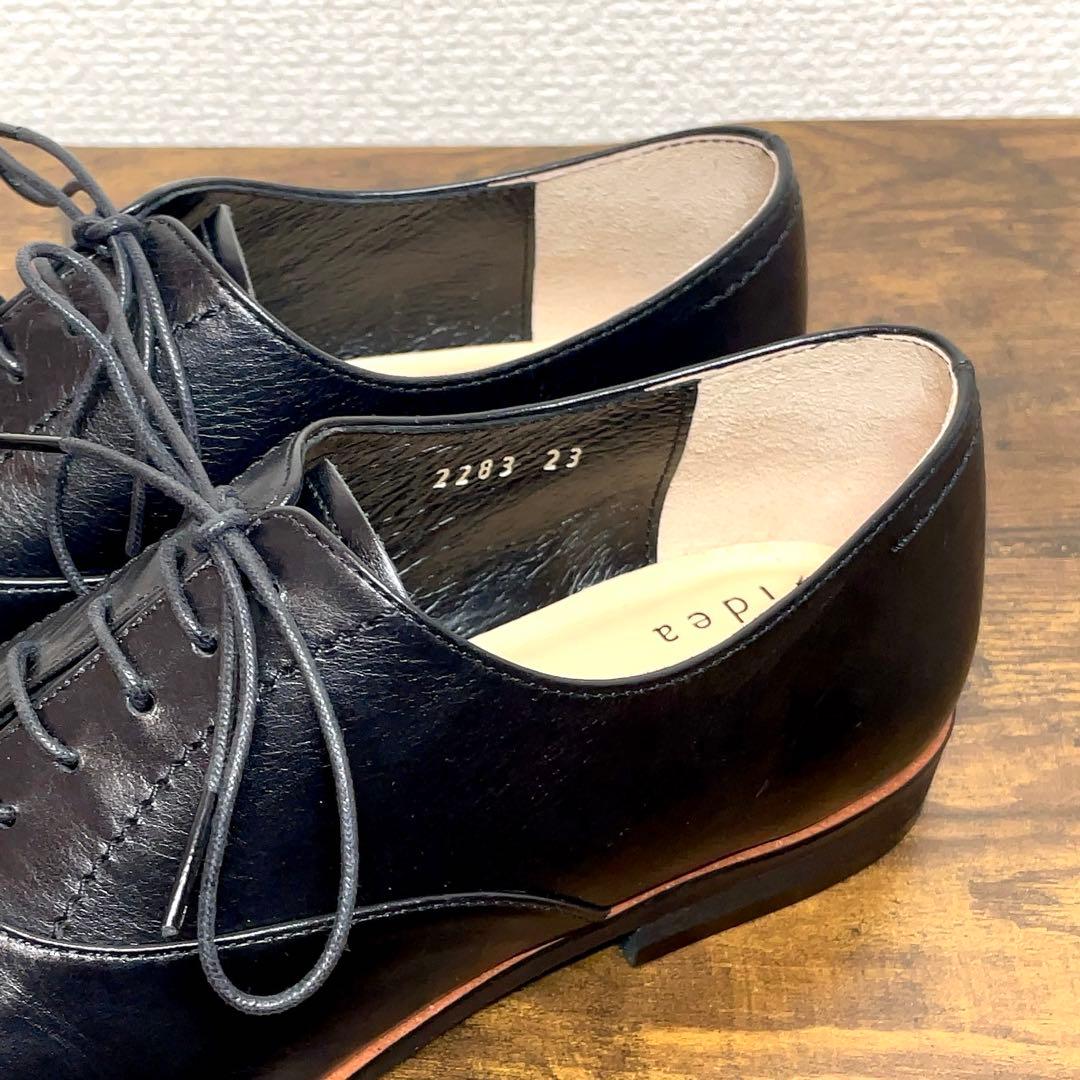 MARGARET HOWELL idea ストレートチップ ブラック 23 革靴