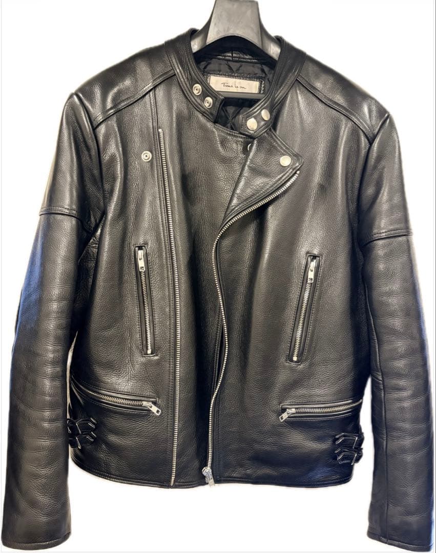 timeison セミダブルライダースジャケット