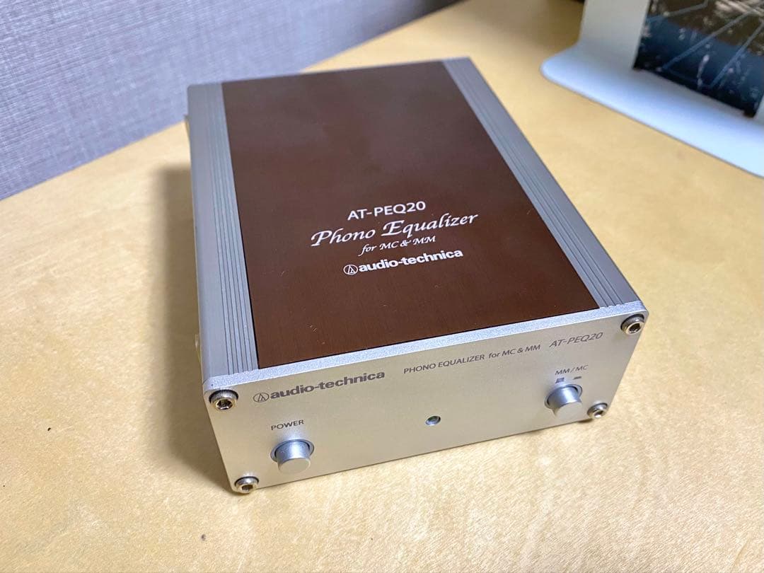 audio-technica フォノイコライザー AT-PEQ20 MC対応