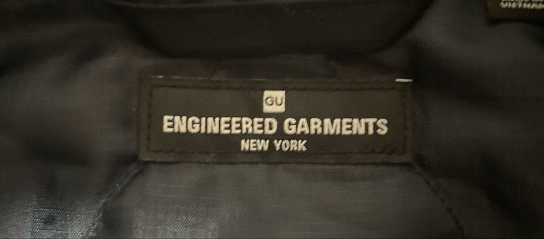 GU ENGINEERED GARMENTS パデッドシェルパーカ ネイビー L