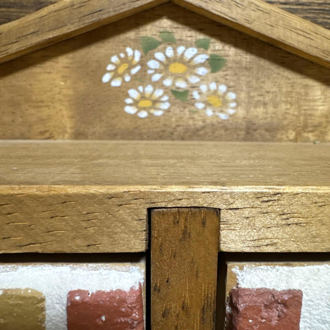 Many 家の形 小物入れ レンガ 雑貨 ナチュラル小物入