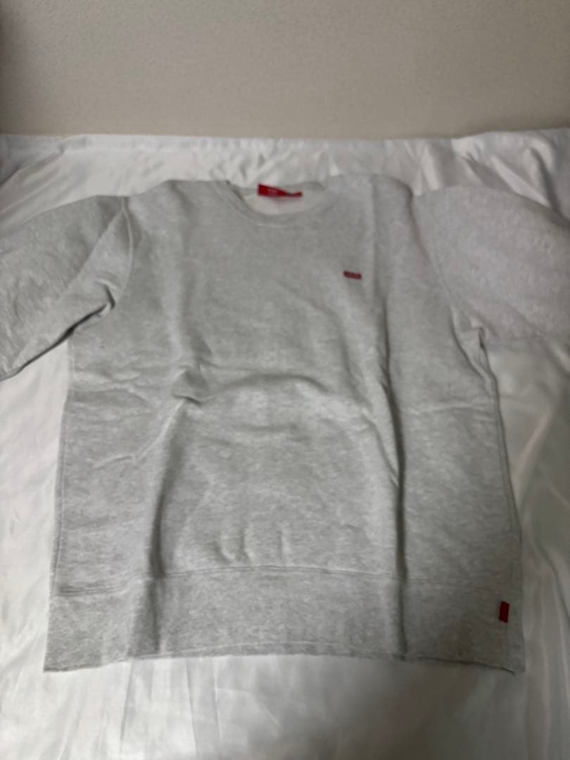 Supreme Small Box Crewneck アッシュグレー サイズL