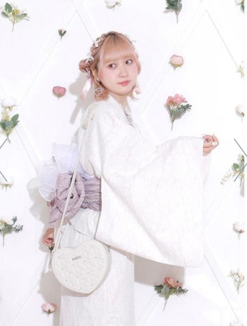 ノエミー お嬢さん総レースセパレート浴衣 ピンク